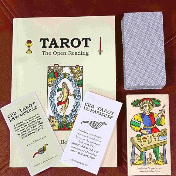 U.S. Games Other - Tarot Marseilles - Open Reading Book Yoav Ben-Dov